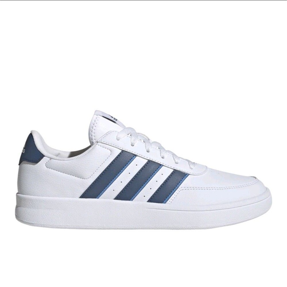 adidas Breaknet 2.0 Lace Up Mens White Sneakers Casual Shoes IE5251 NWT - Picture 2 of 6